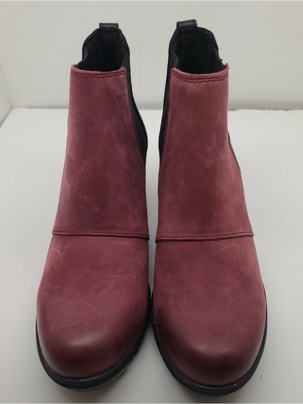 SOREL - Womens Joan of Arctic Wedge II Chelsea Rich Wine Size 10
